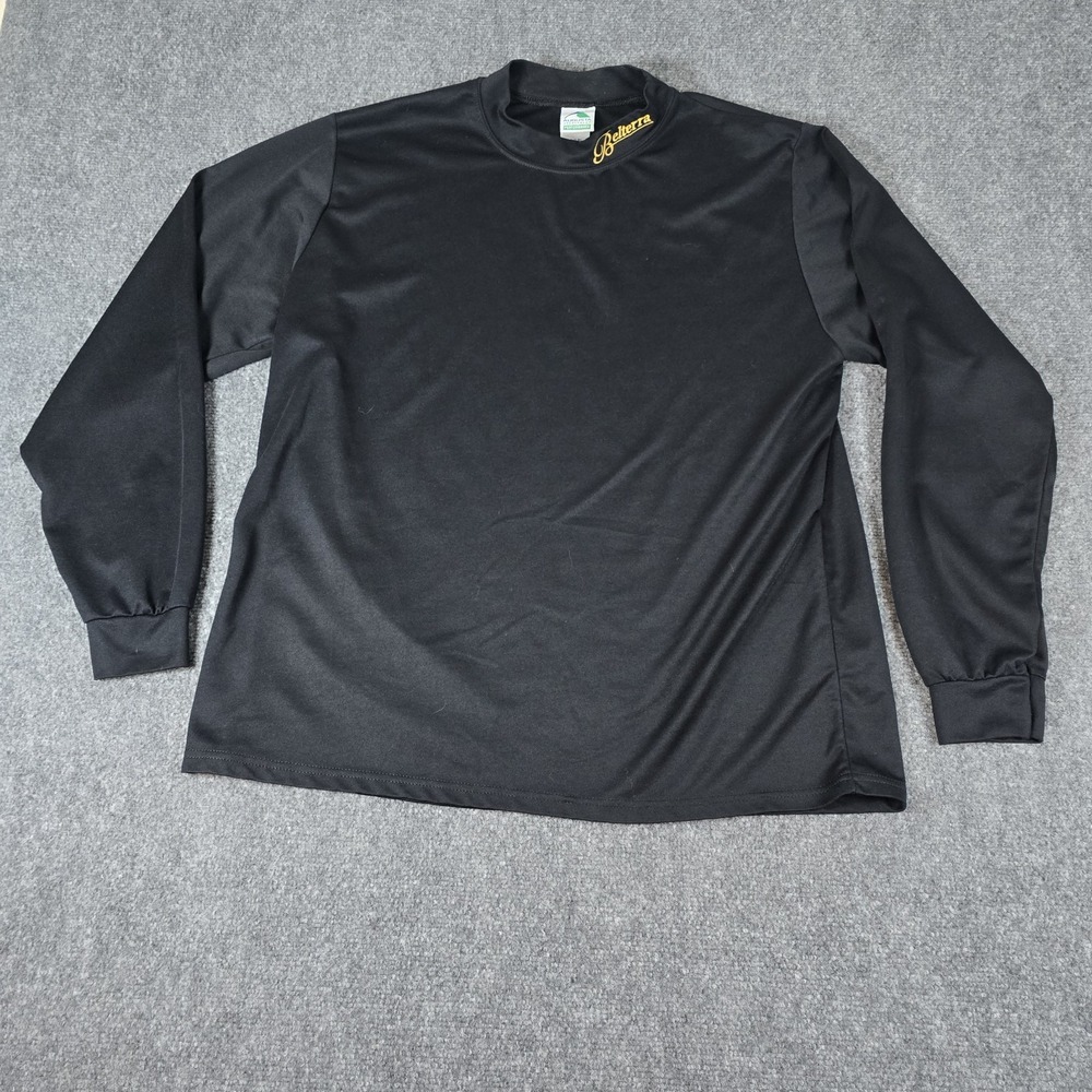 Augusta Sportswear‎ Performance Belterra Long Sleeve Mens XL Black Pullover Golf